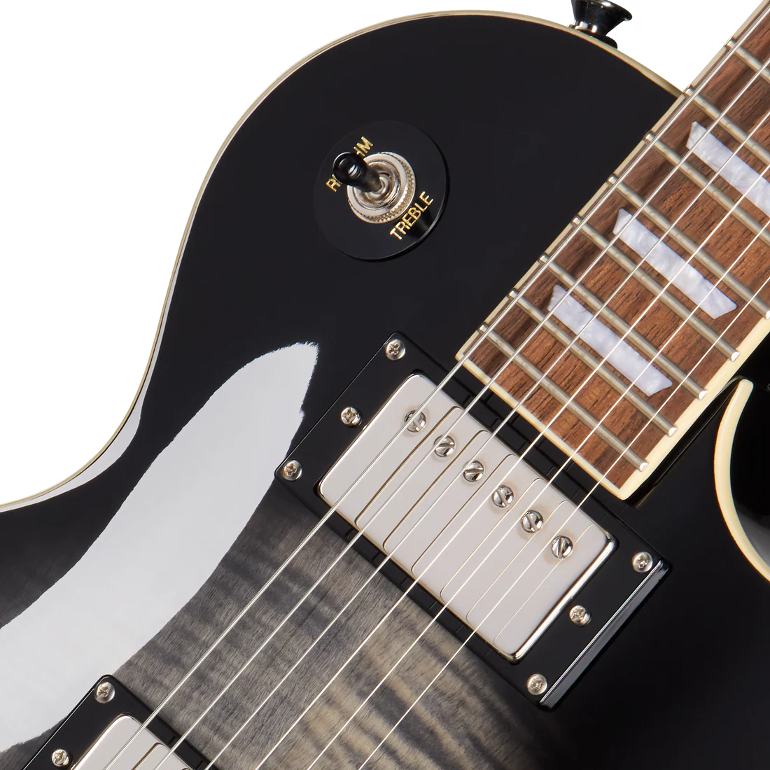 Epiphone Les Paul Tribute Plus - Transparent Ebony