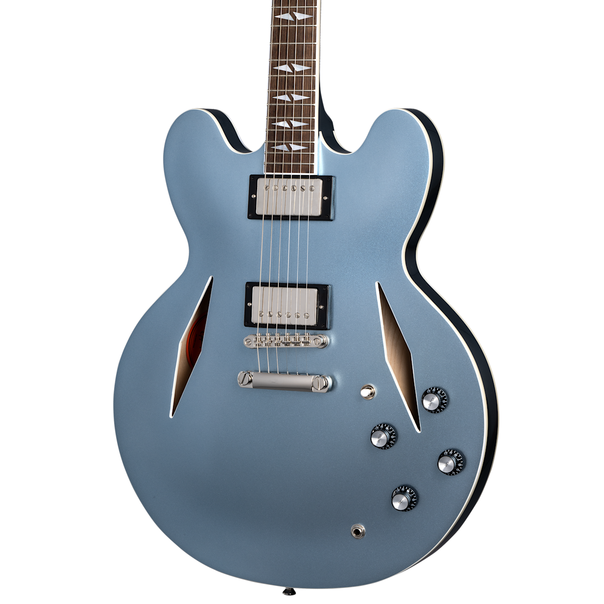 Epiphone Dave Grohl DG-335 with Hard Shell Case - Pelham Blue