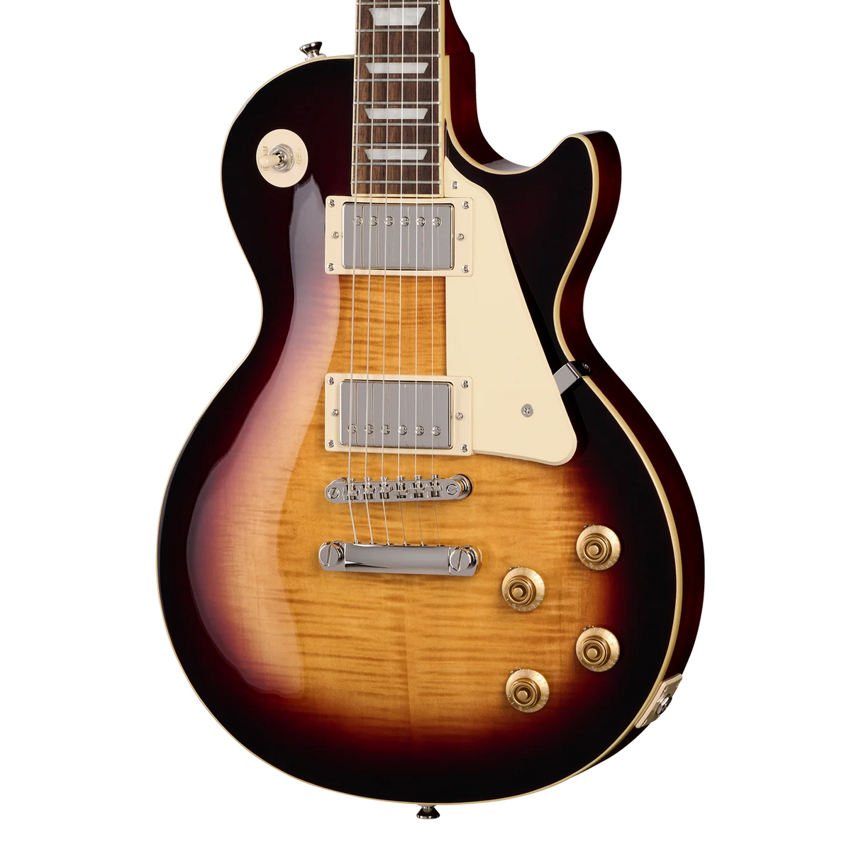 Epiphone Les Paul Standard 50's Figured (Inlc. Premium Gig Bag) - Bourbon Burst
