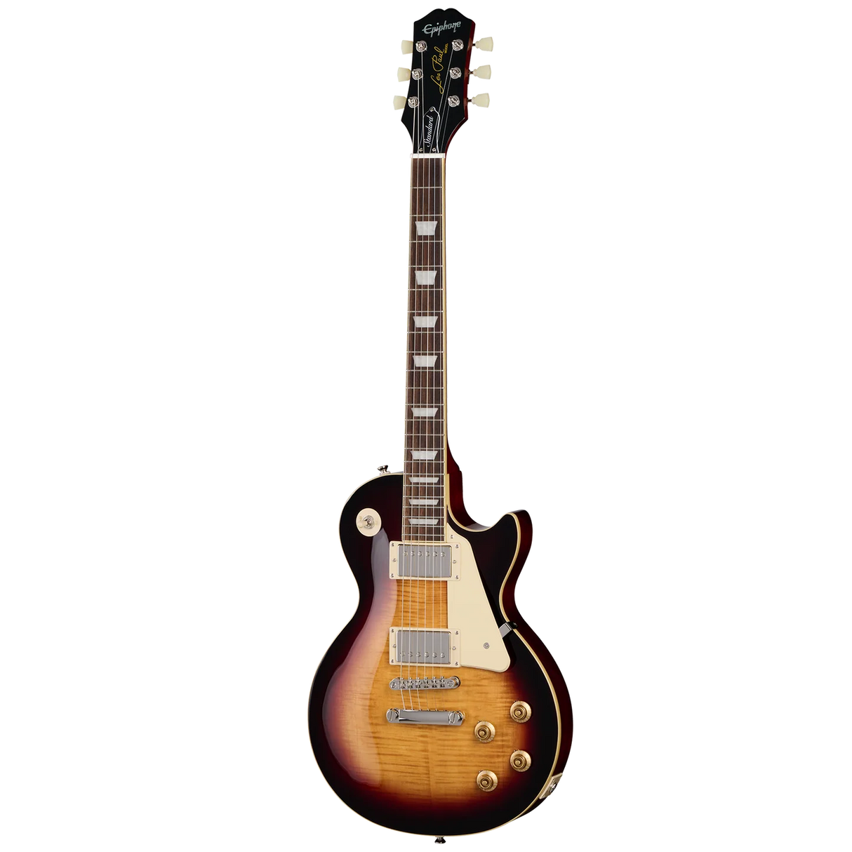 Epiphone Les Paul Standard 50's Figured (Inlc. Premium Gig Bag) - Bourbon Burst