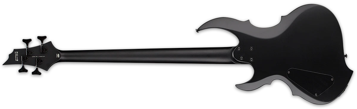 ESP LTD TA-204FRX Electric Bass Guitar Black Satin