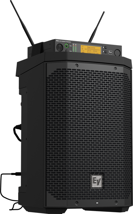 Electro-Voice EVERSE 8 Weatherized Battery-Powered Loudspeaker With Bluetooth, Black