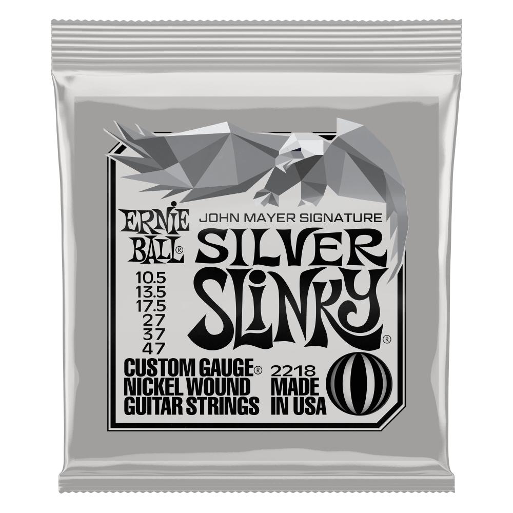 Ernie Ball 2218 - John Mayer Silver Slinky Signature Electric Guitar Strings