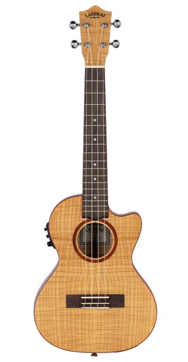 Lanikai Flame Maple Baritone A/E Ukulele