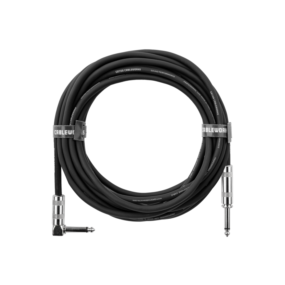 Gator 10 Foot Strt to RA instrument Cable - Backline