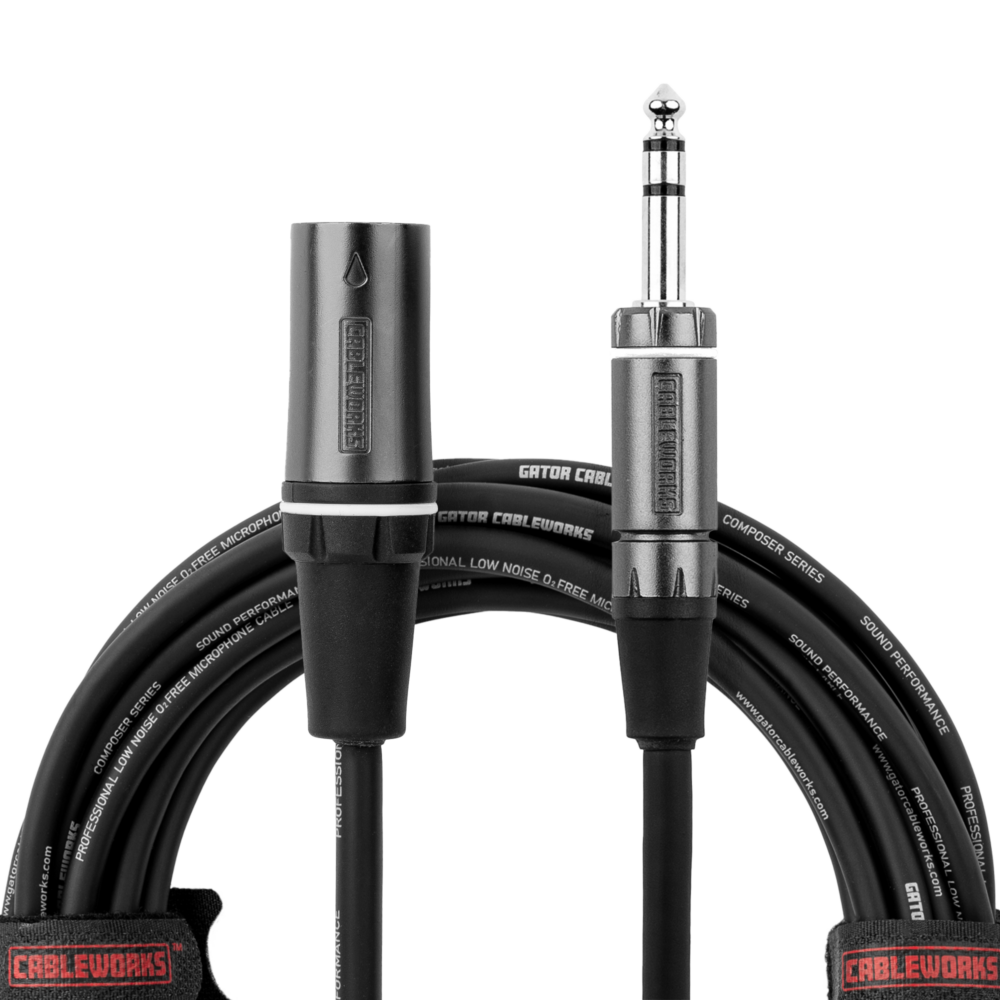 Gator 5 Foot XLR M to TRS Cable
