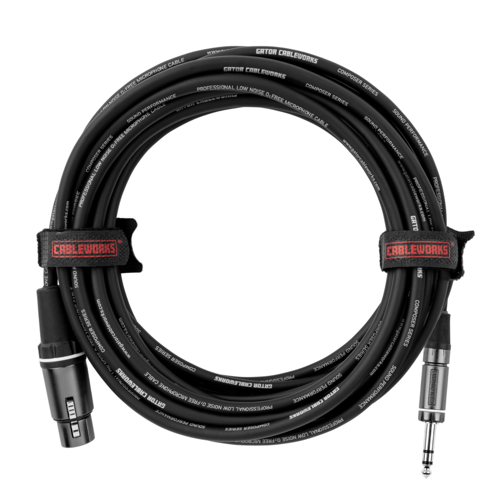 Gator 20 Foot XLR F to TRS Cable