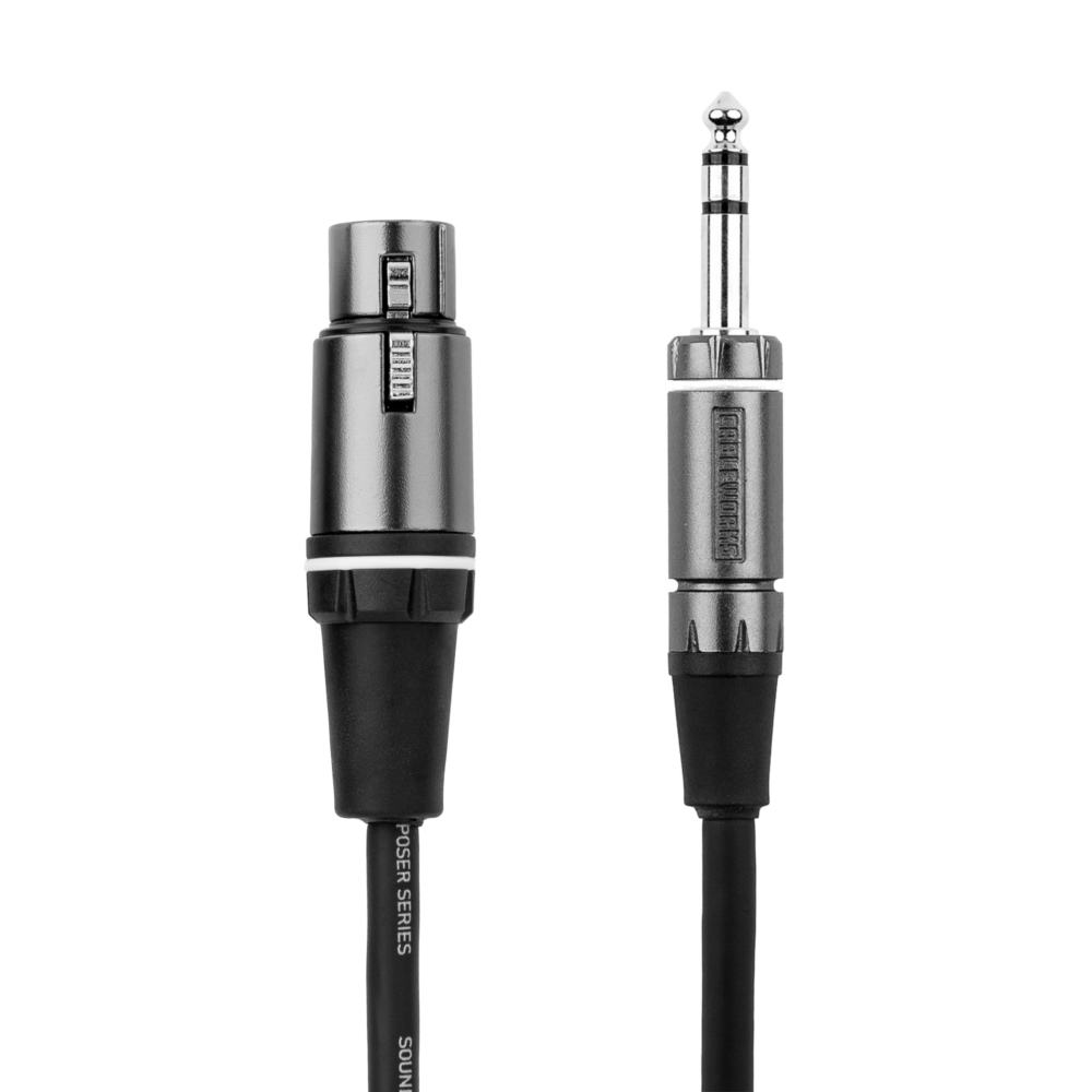 Gator 20 Foot XLR F to TRS Cable
