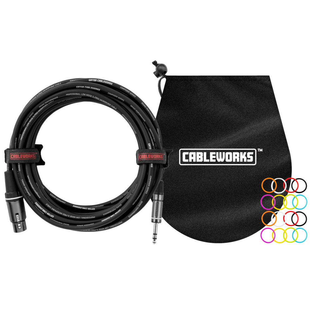 Gator 20 Foot XLR F to TRS Cable