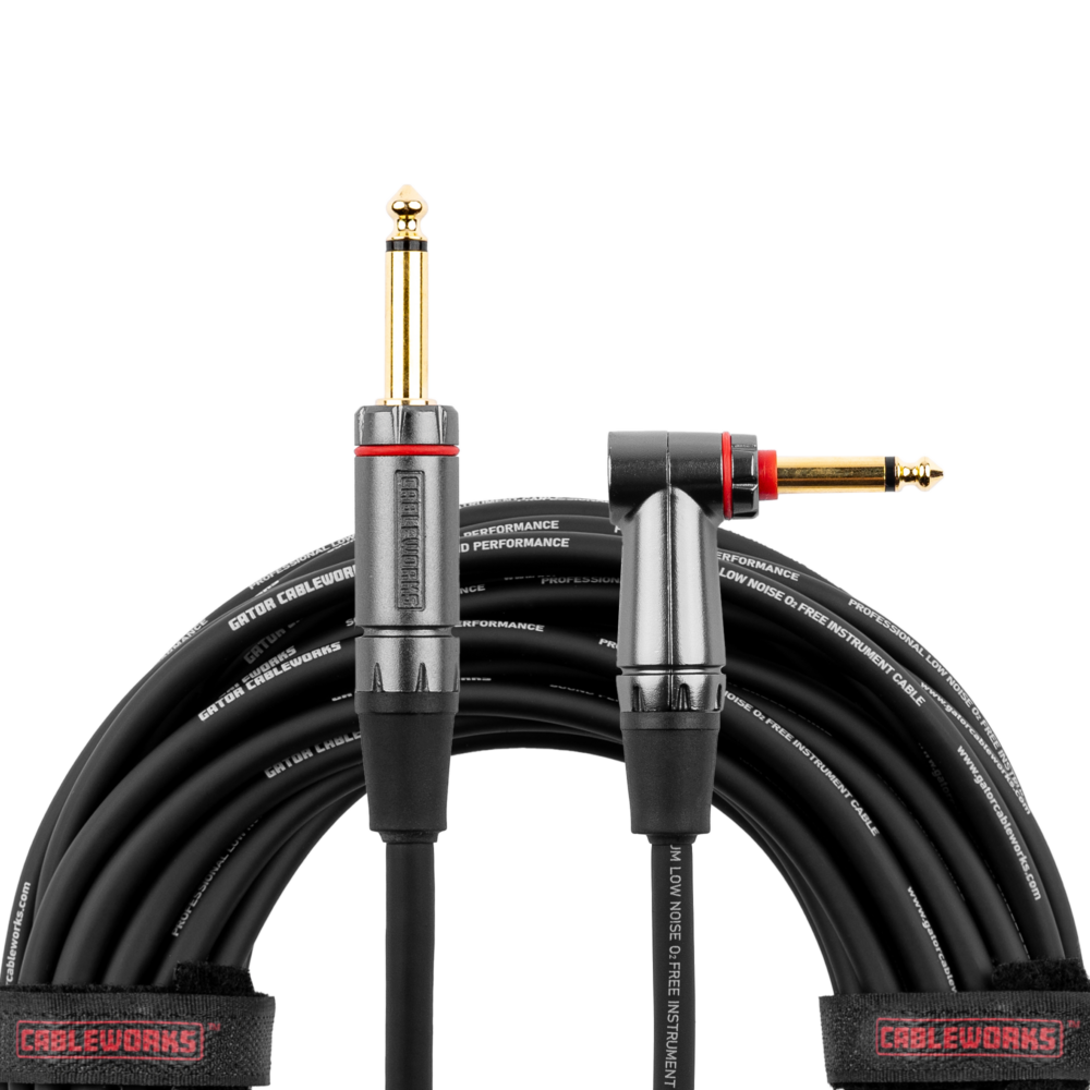 Gator 10 Foot Strt to RA Quiet Instrument Cable