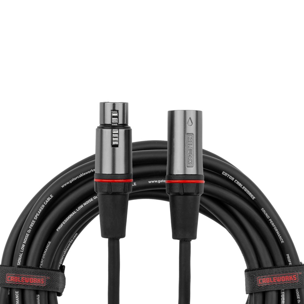 Gator 10 Foot XLR Microphone Cable - Headliner