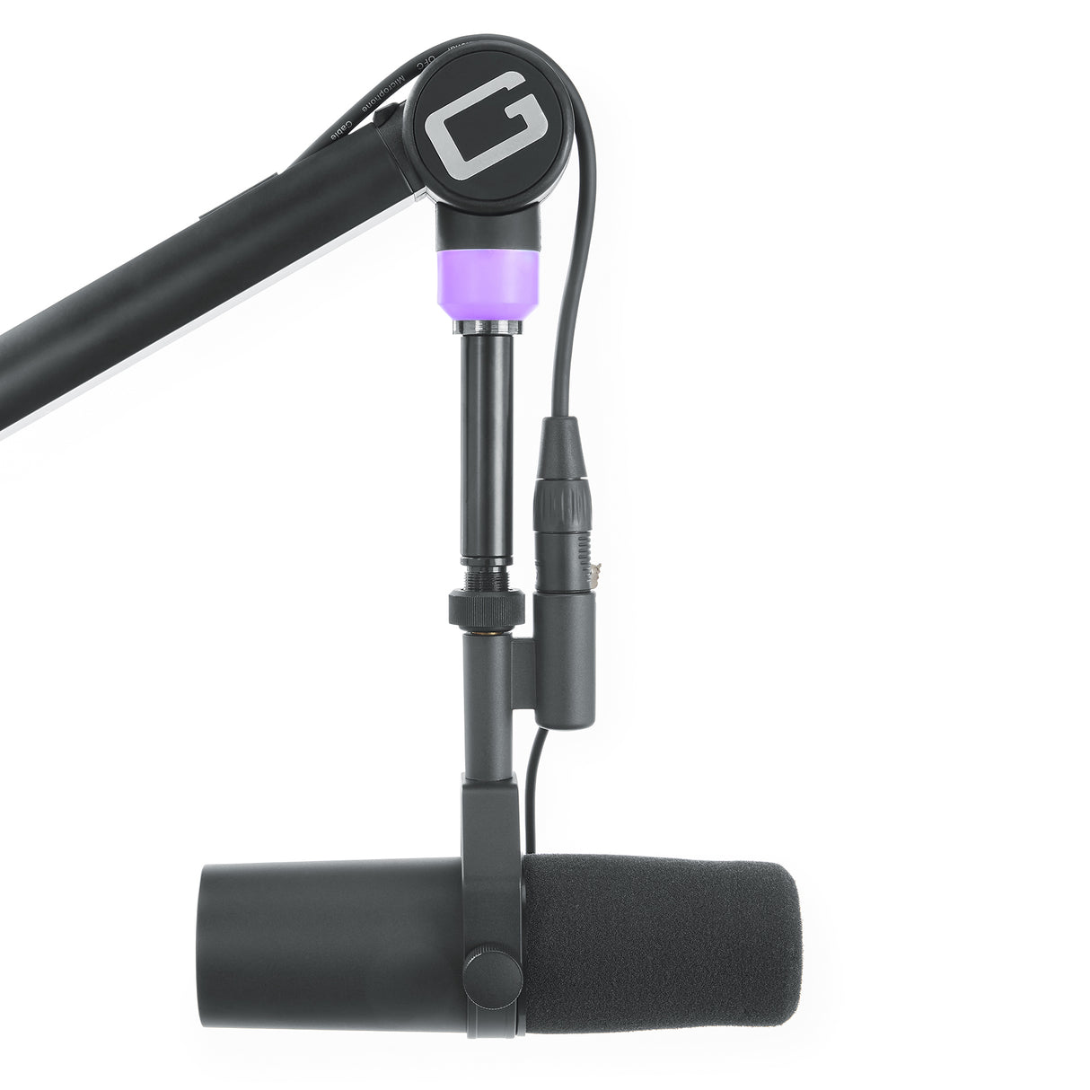 Gator Professional Broadcast Boom Mic Stand with Led Light
