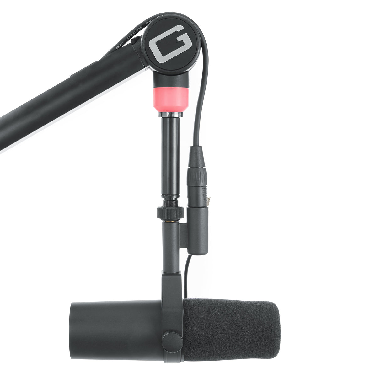Gator Professional Broadcast Boom Mic Stand with Led Light