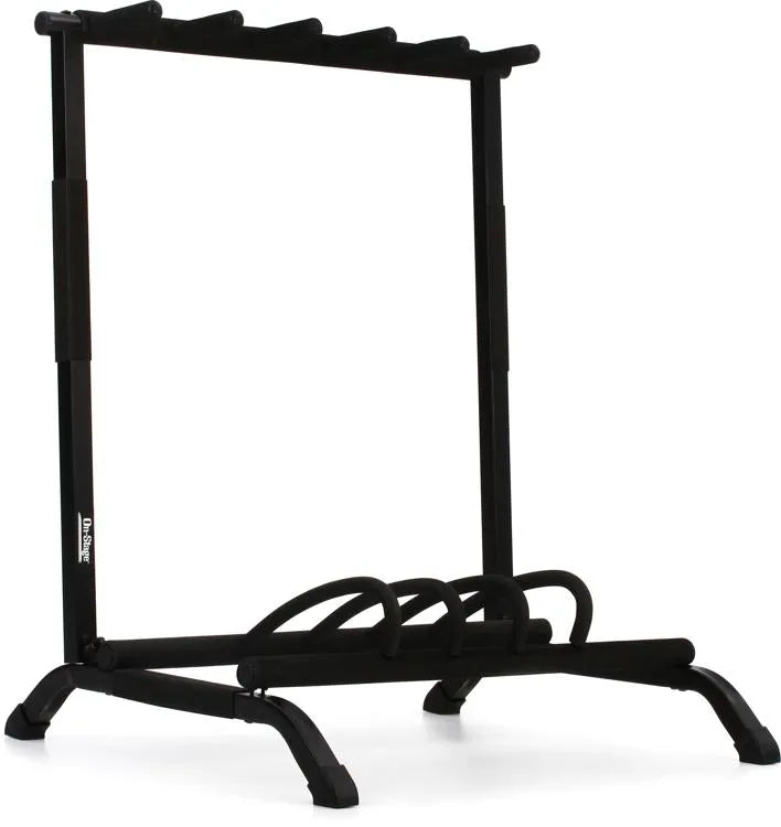 On-Stage GS7561 Foldable 5-Space Multi-Guitar Stand