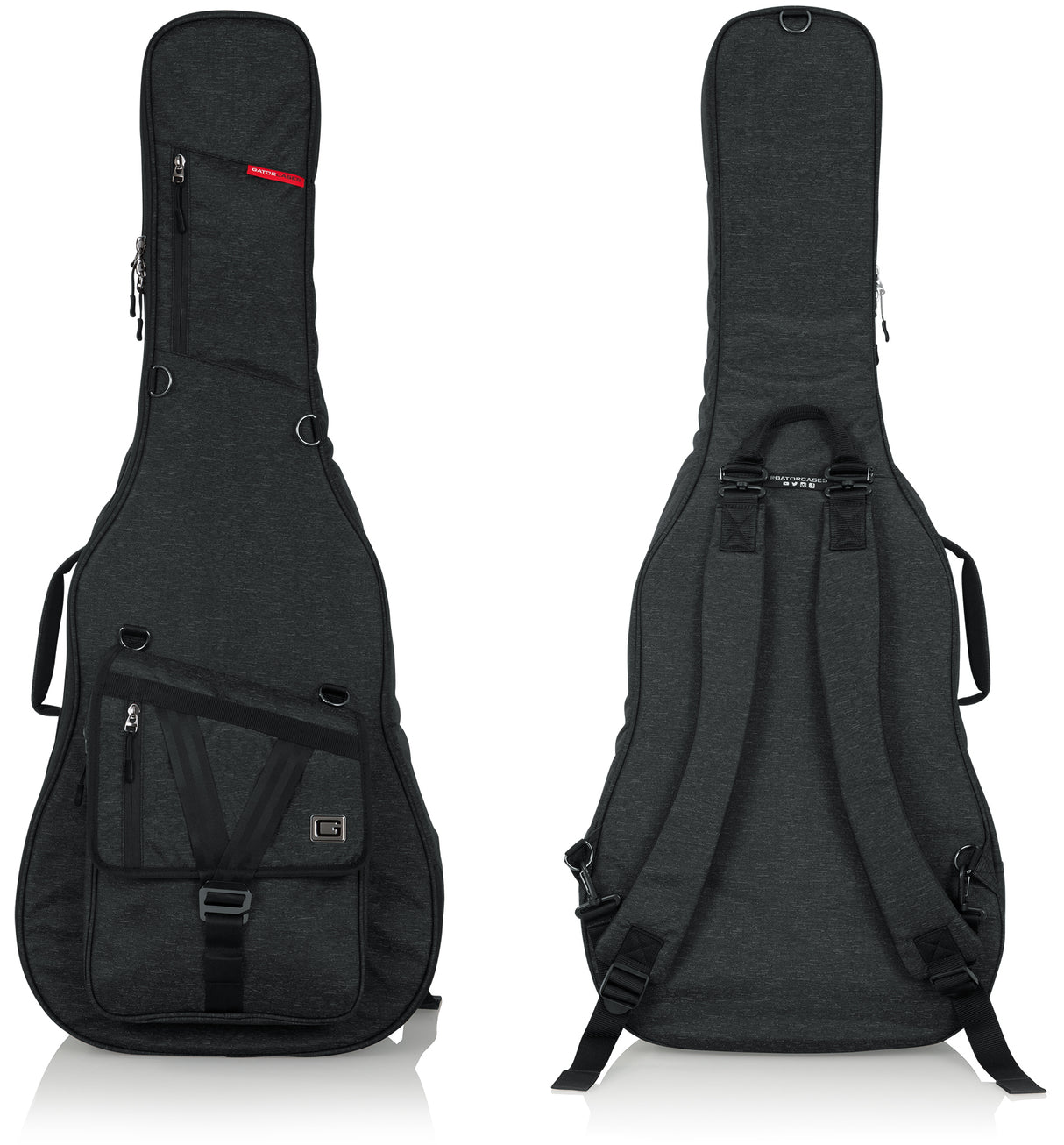 Gator Transit Acoustic Guitar Bag; Charcoal