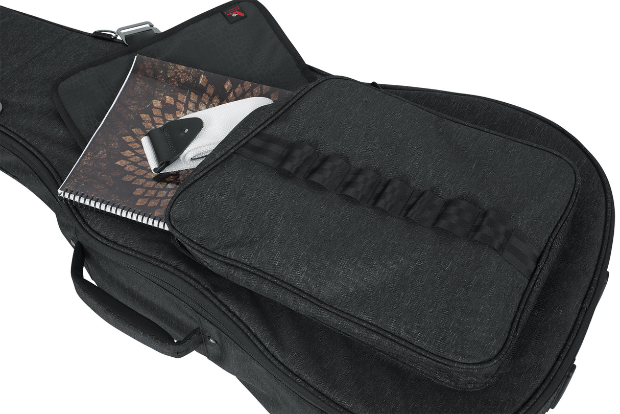 Gator Transit Acoustic Guitar Bag; Charcoal