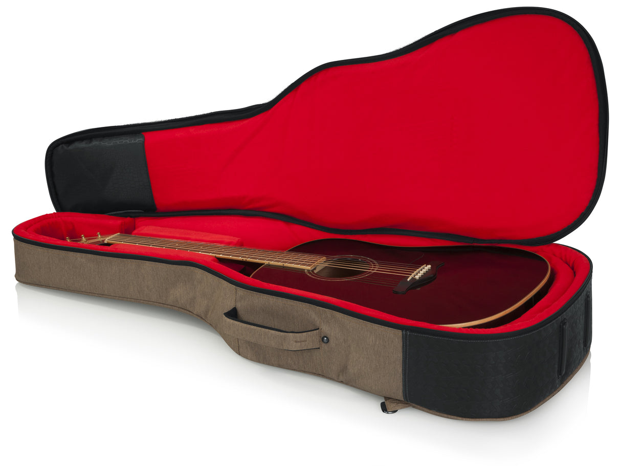 Gator Transit Acoustic Guitar Bag; Tan