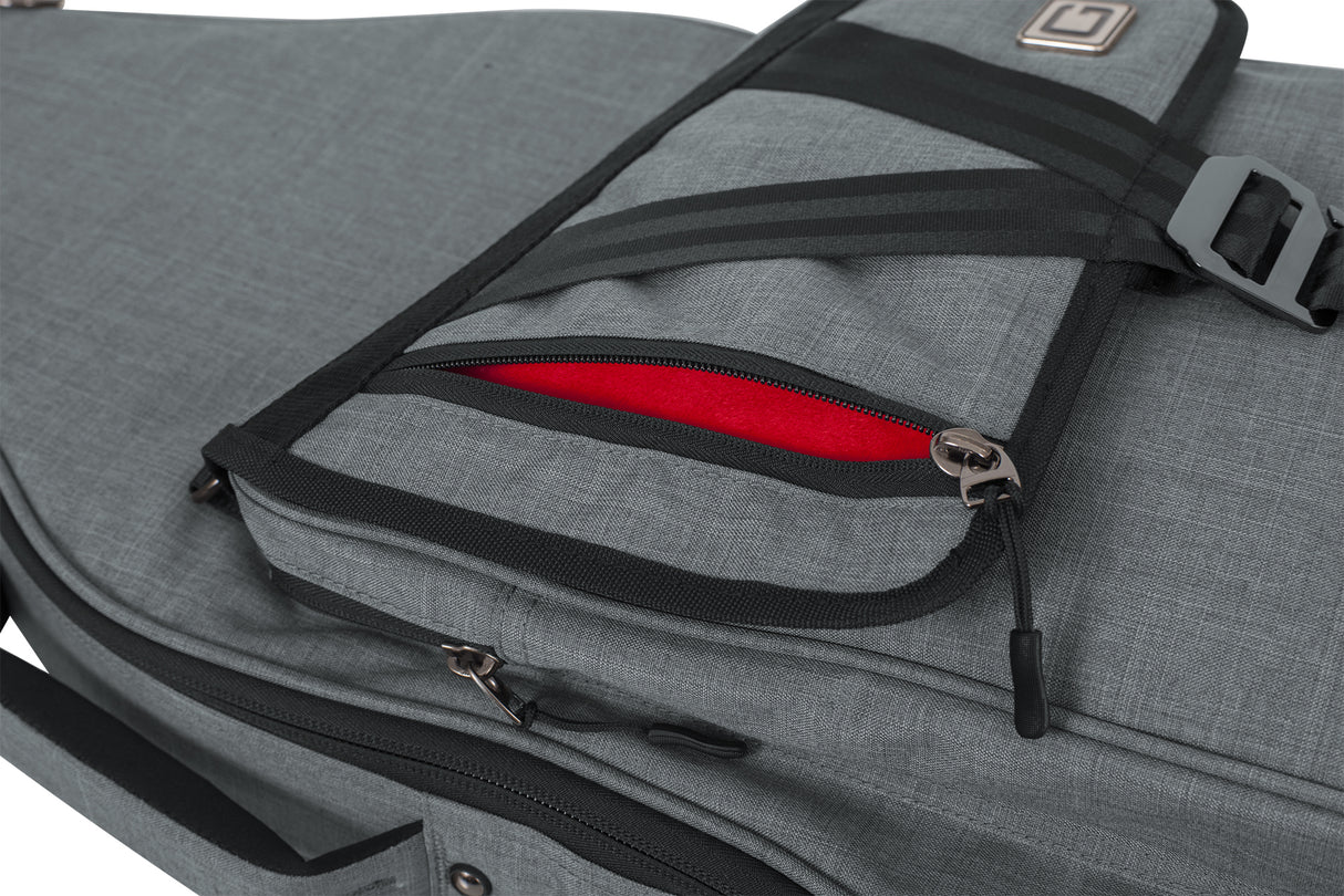 Gator Transit Electric Guitar Bag; Light Grey