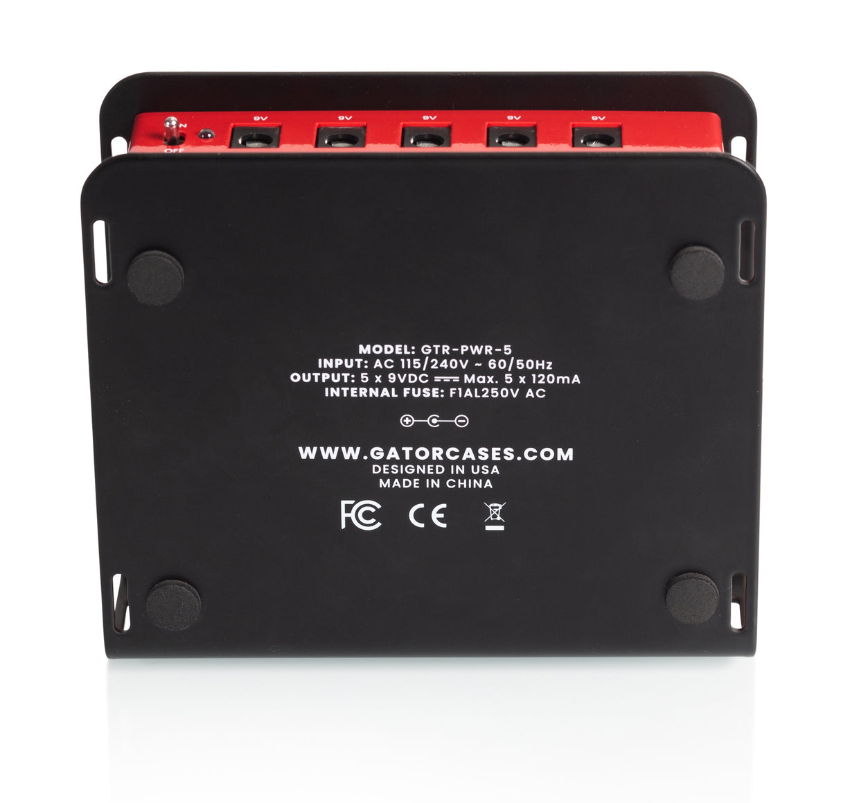 Gator Pedal Board Power Supply With 5 Isolated Outputs