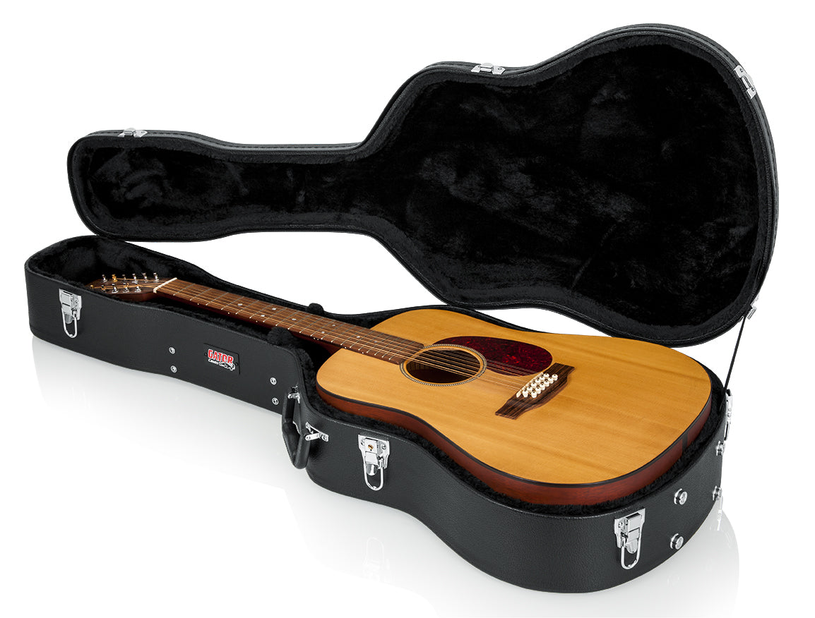 Gator 12 String Dreadnought Guitar Wood Case