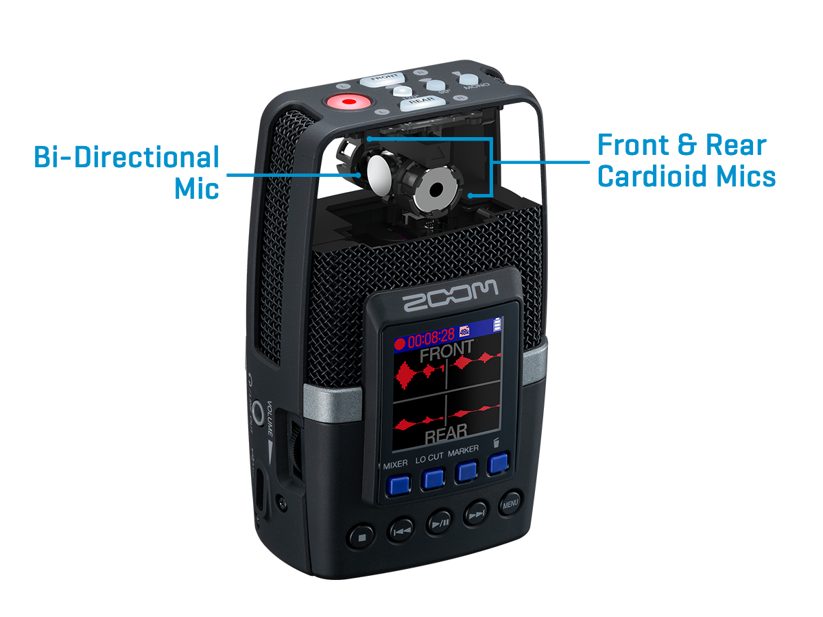 Zoom H2essential Multi-Mic 32-Bit Float Handy Recorder