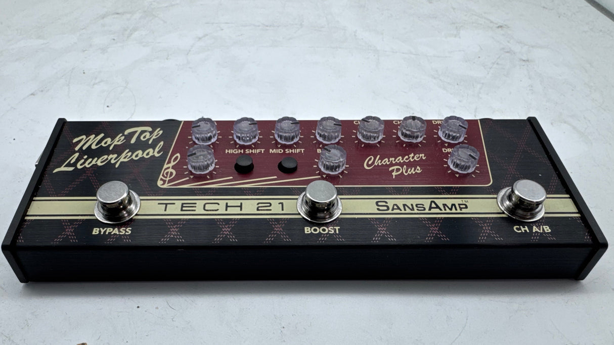 Used Tech 21 SansAmp Character Plus Mop Top Liverpool Boost Pedal