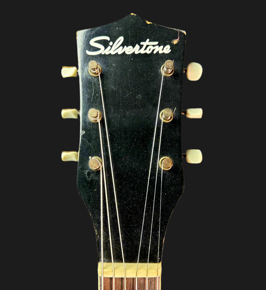 Used Silvertone Speed Demon 60's w/Case - Blond