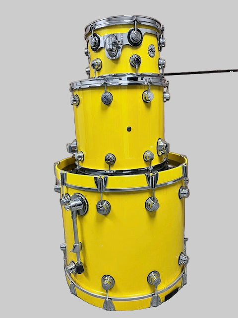 Used DW 3 pc Collectors Kit Pearlescent Yellow
