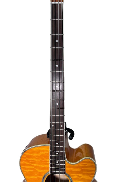 Used Dean PBQM Acoustic Electric Bass w/ Hard Case