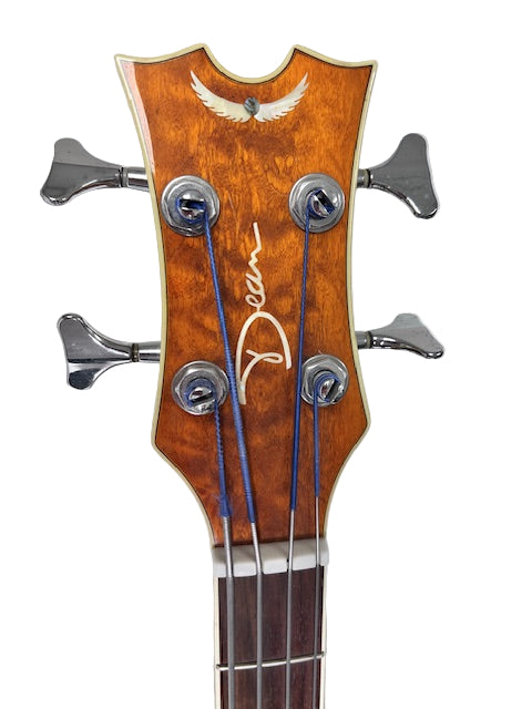 Used Dean PBQM Acoustic Electric Bass w/ Hard Case