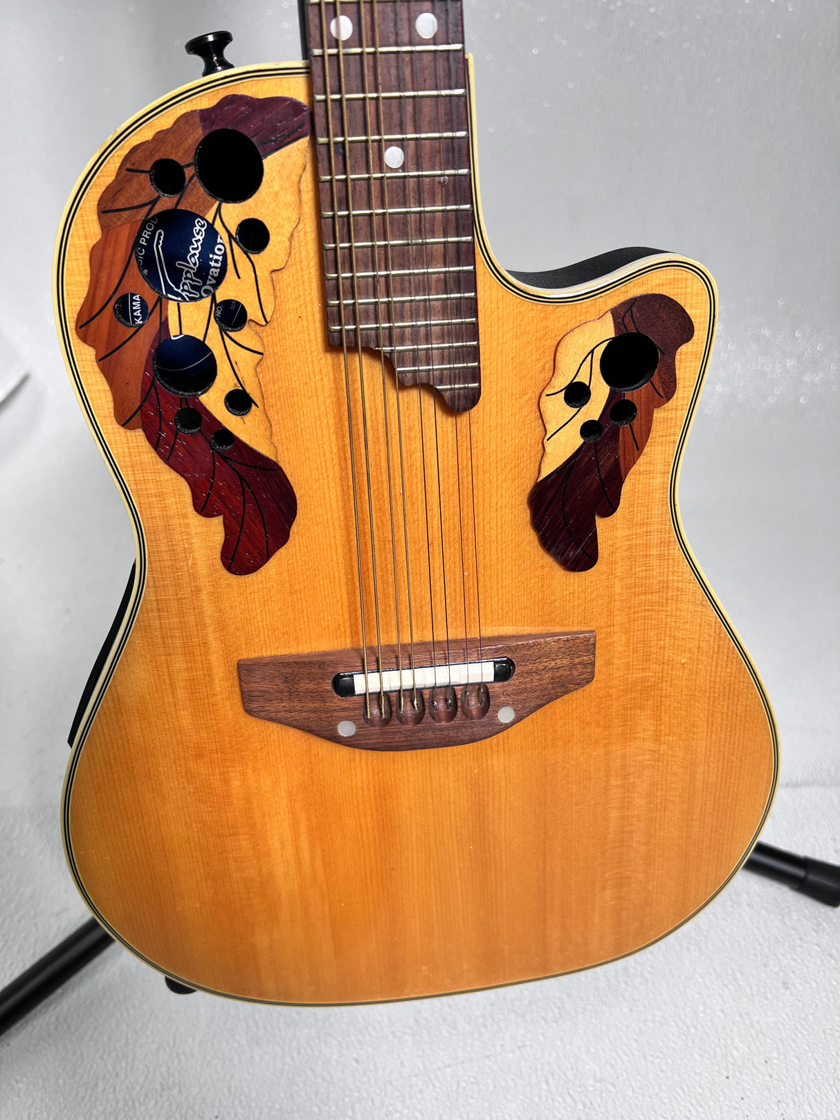 Used Ovation Applause MAE148 AC/EL Mandolin W/Case