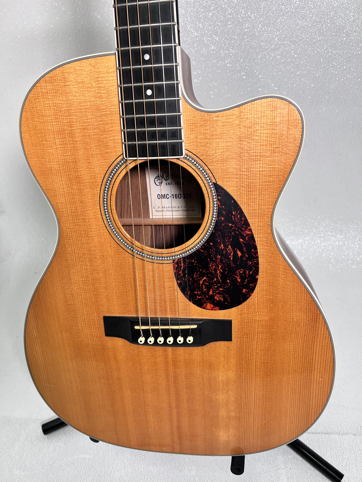 Used Martin OMC-160 GTE KOA 2009 w/hard case