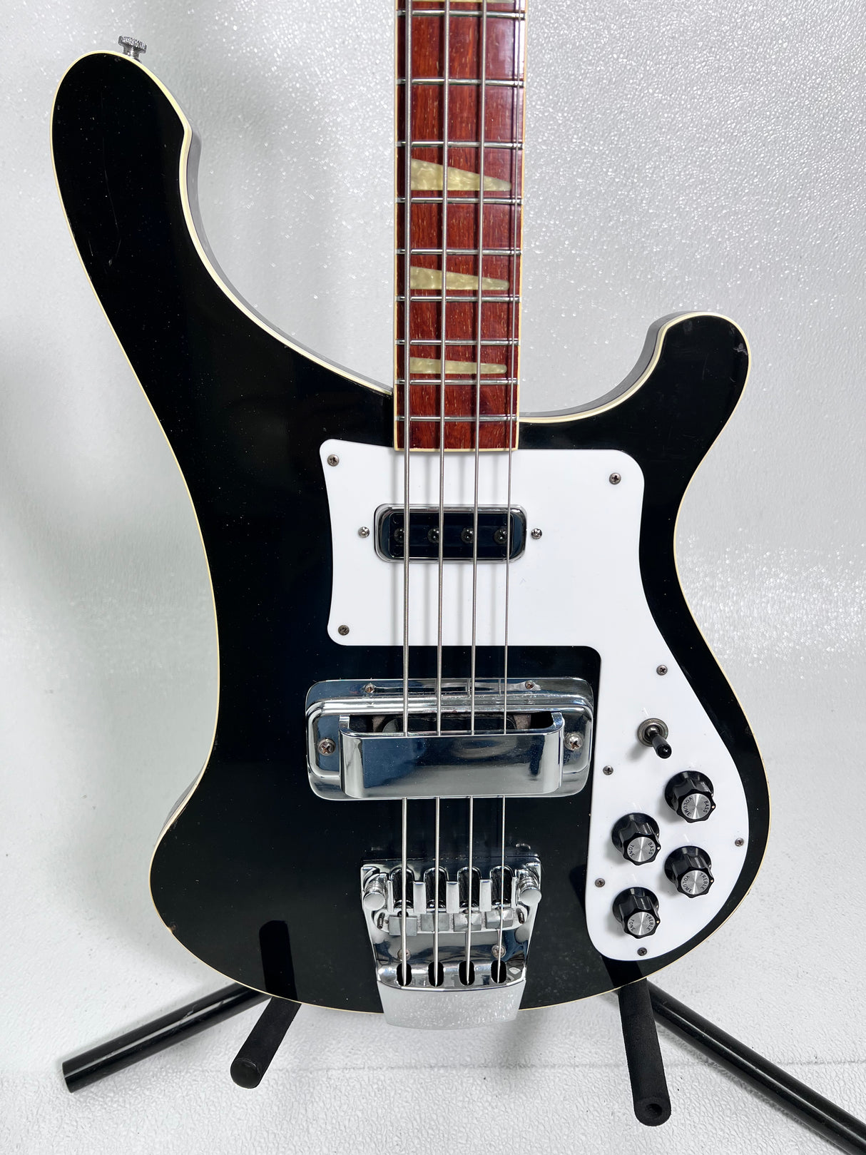 Used Rickenbecker 1976 4001 Model Bass Black w/ hard case