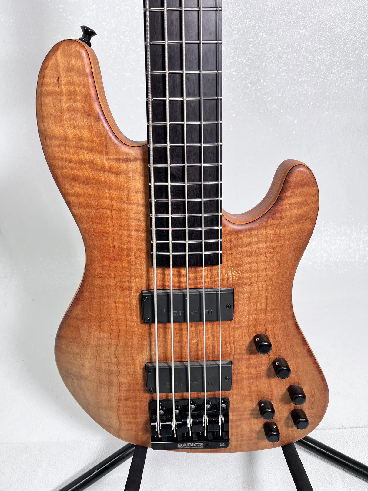 Used Corbassman Warmoth 5 String Jazz Bass W/Case