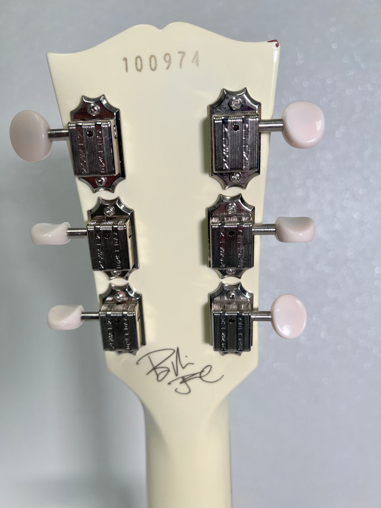 Used Gibson Billy Joe Armstrong Les Paul Jnr Alpine White W/ Case