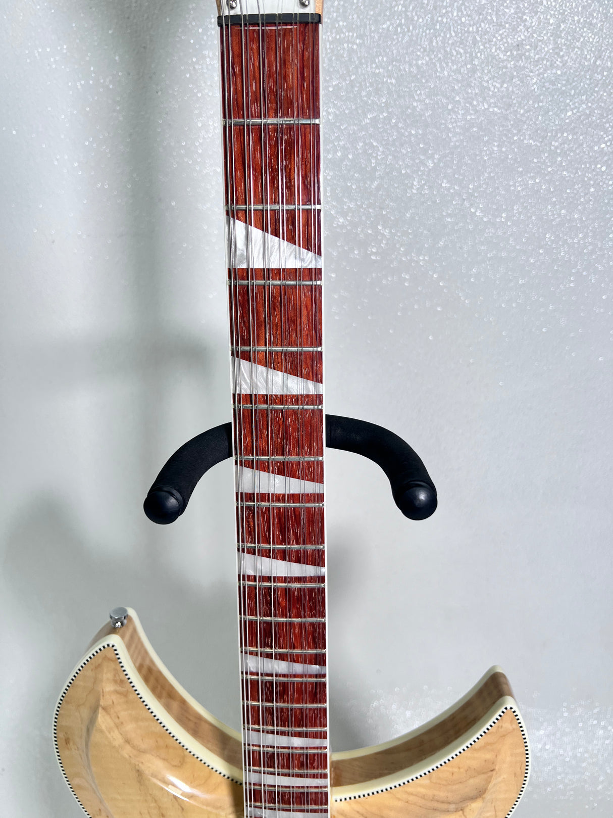 Used Rickenbacker 381/12 Maple Glo W/ Hard Case