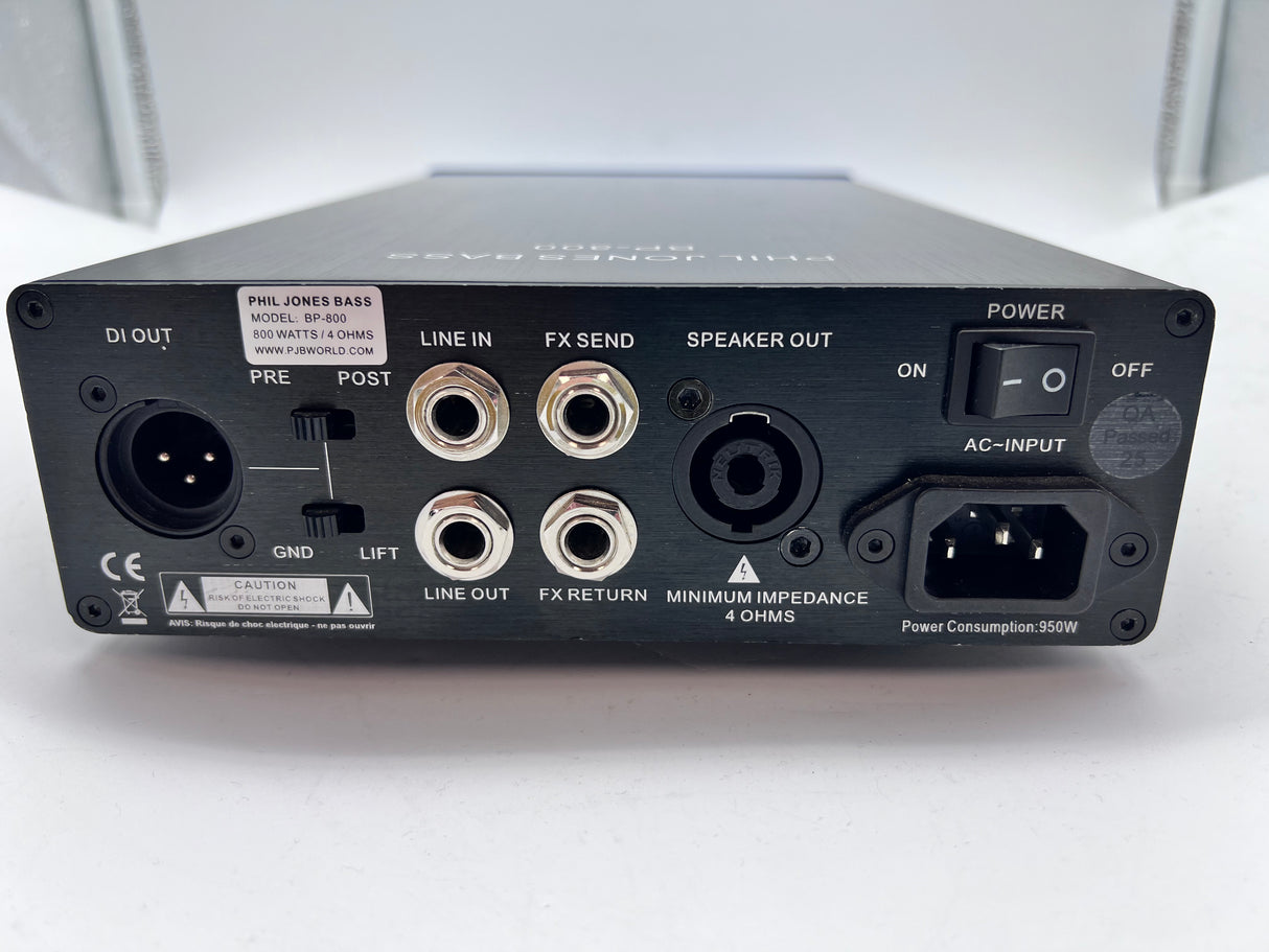 Used Phil Jones BP.800 400 Watt Bass Amp Head
