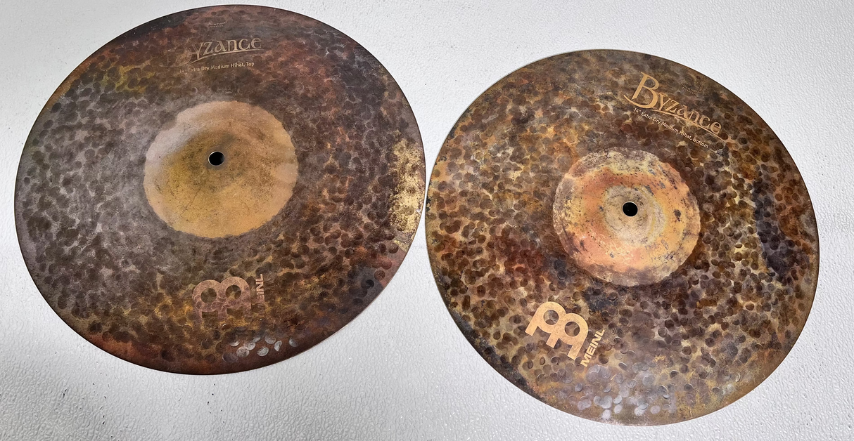 Used Meinl Byzance 14" Extra Dry Medium Hats