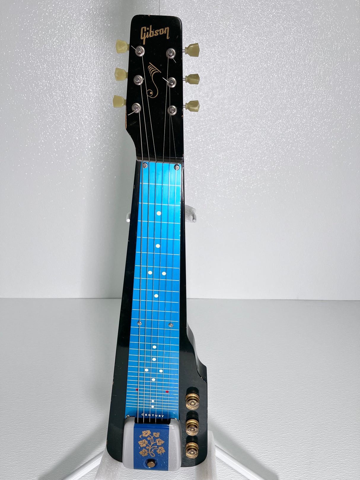 Used Gibson 1951 Century 6 Lap Steel Blue w/Original Case