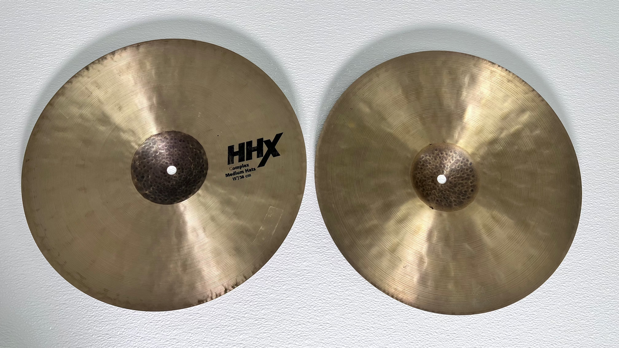 Used Sabian HHX Complex Medium Hats 15"