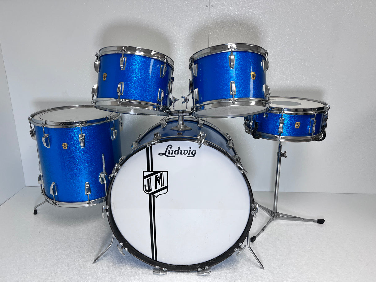 Used Ludwig 1965 Hollywood Set (5pc w/snare stand)