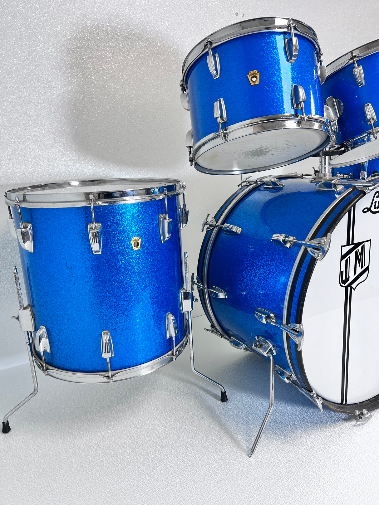 Used Ludwig 1965 Hollywood Set (5pc w/snare stand)