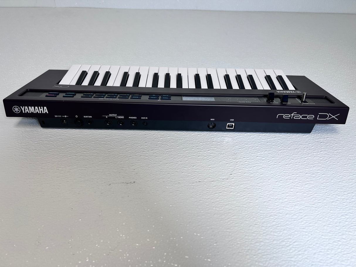Used Yamaha Reface DX Synth Black w power supply