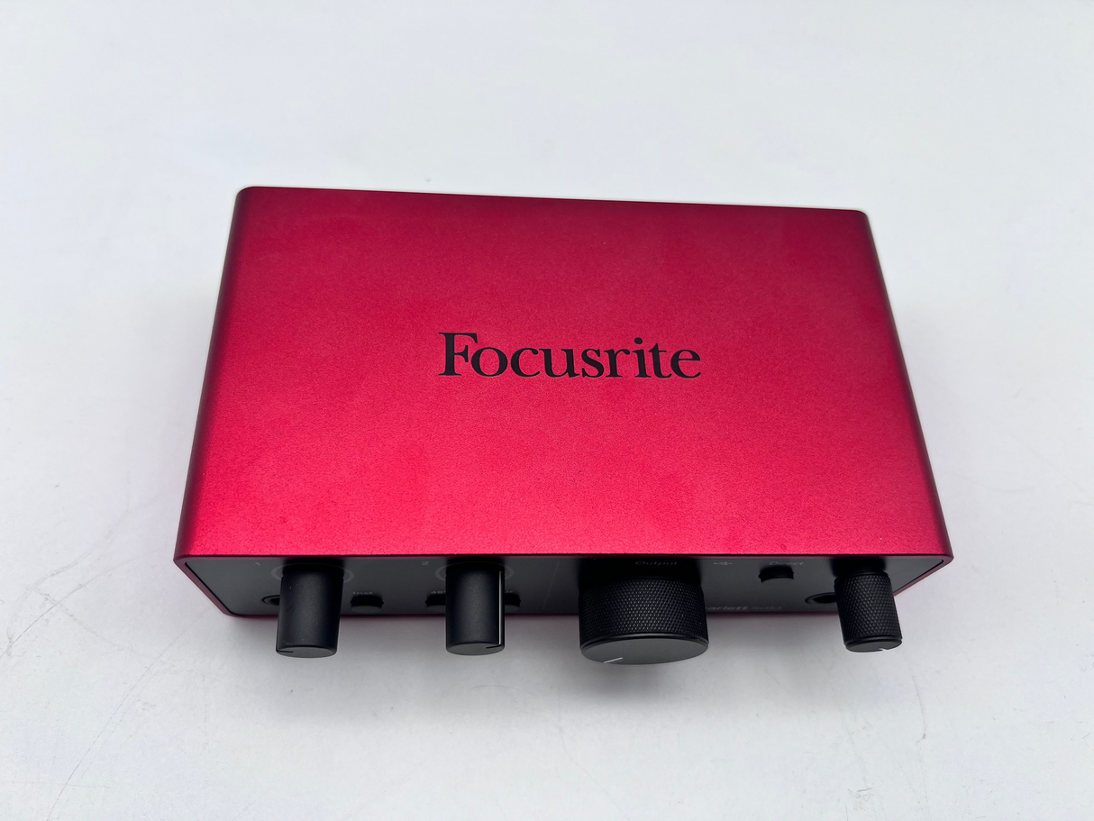 Used Focusrite Scarlett Solo Gen 4 Interface
