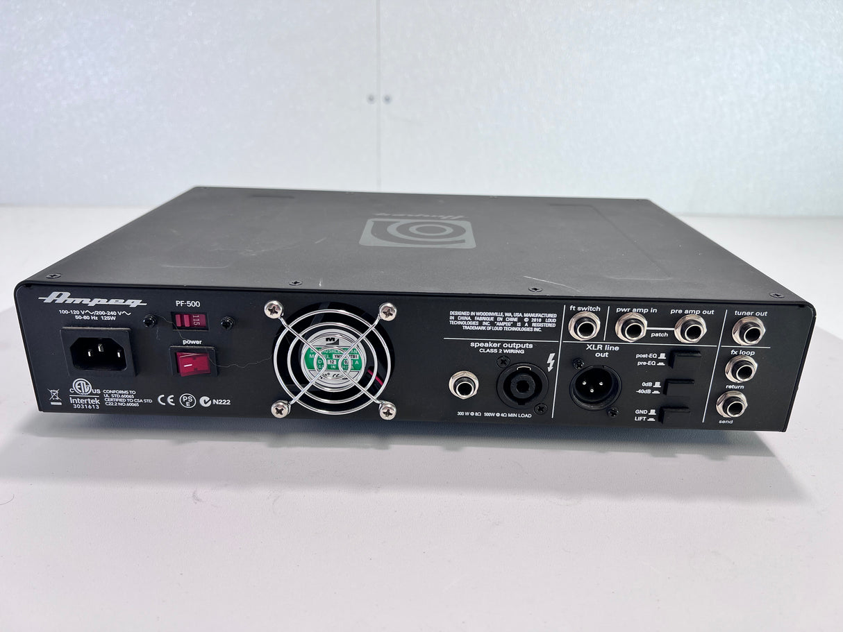 Used Ampeg PF-500 Bass Amp Head