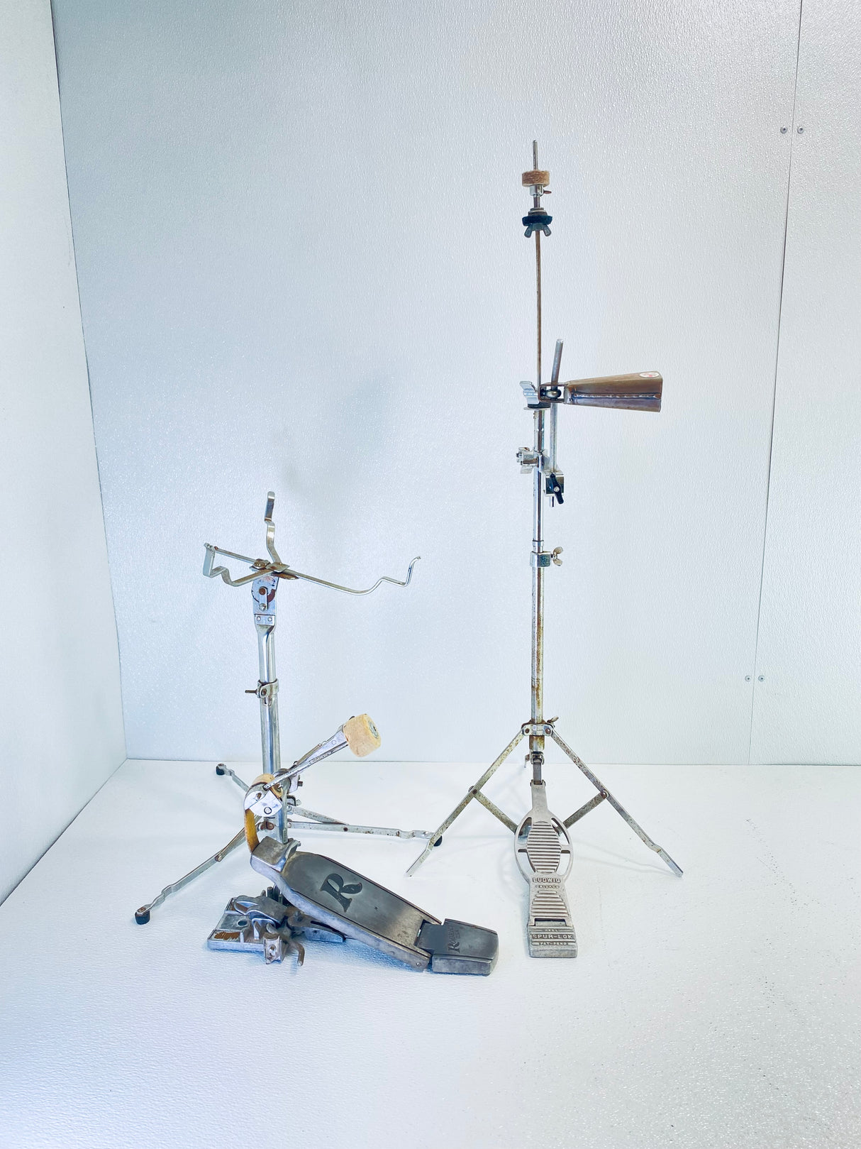Used Ludwig 5 pc 1970's Vistalite Orange Amber