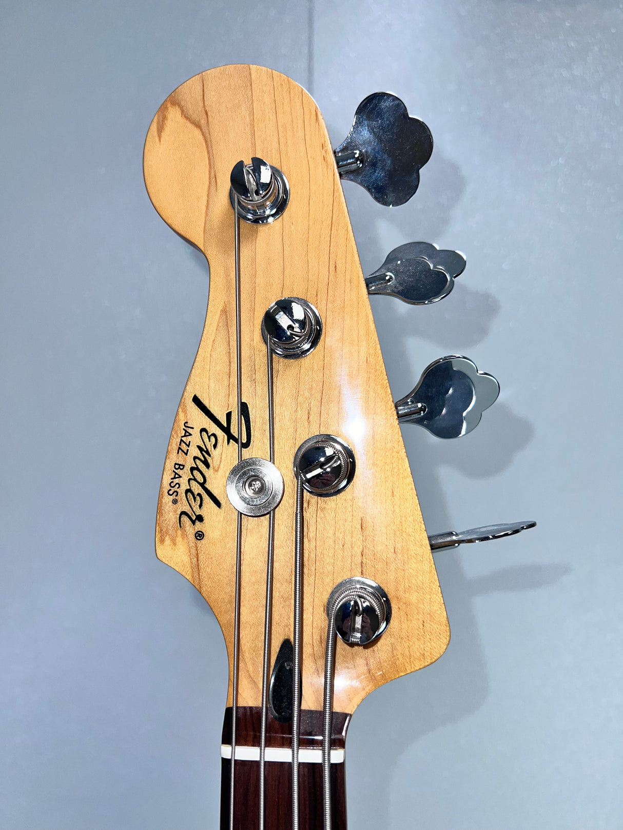 Used Fender 2018 Left-Handed Jazz Bass Standard 3-Tone Sunburst W/ Gig Bag