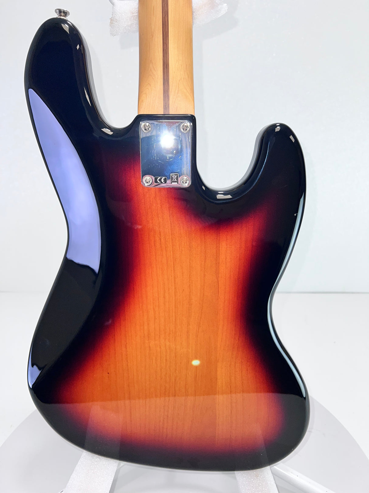 Used Fender 2018 Left-Handed Jazz Bass Standard 3-Tone Sunburst W/ Gig Bag