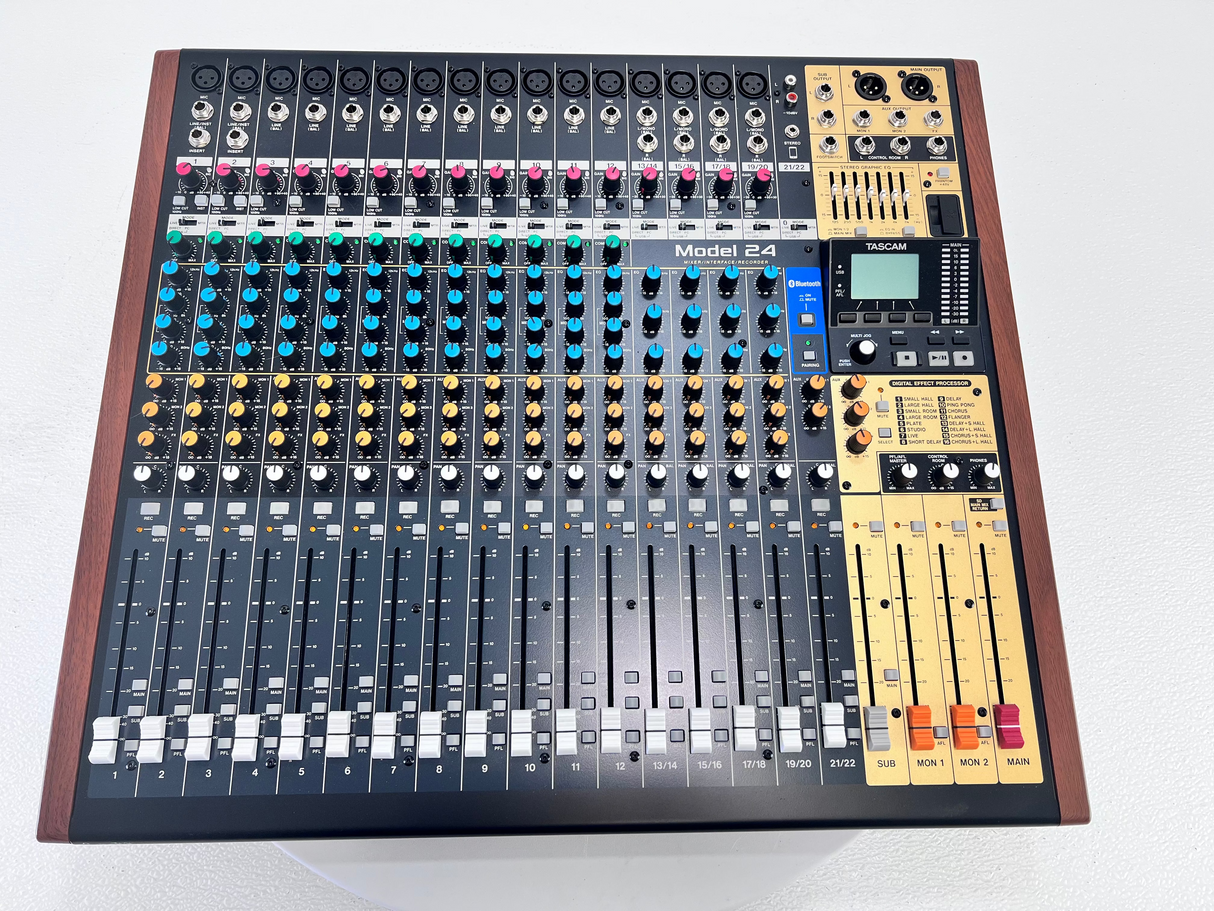 Used Tascam Model 24 Mixer W/Gator Case