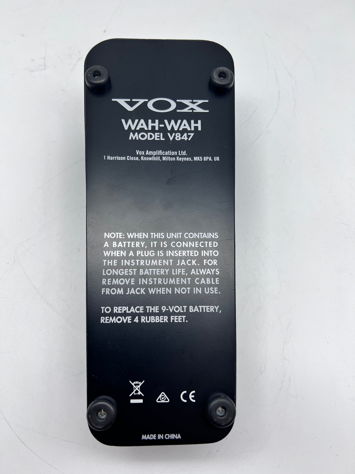 Used Vox V847 Wah